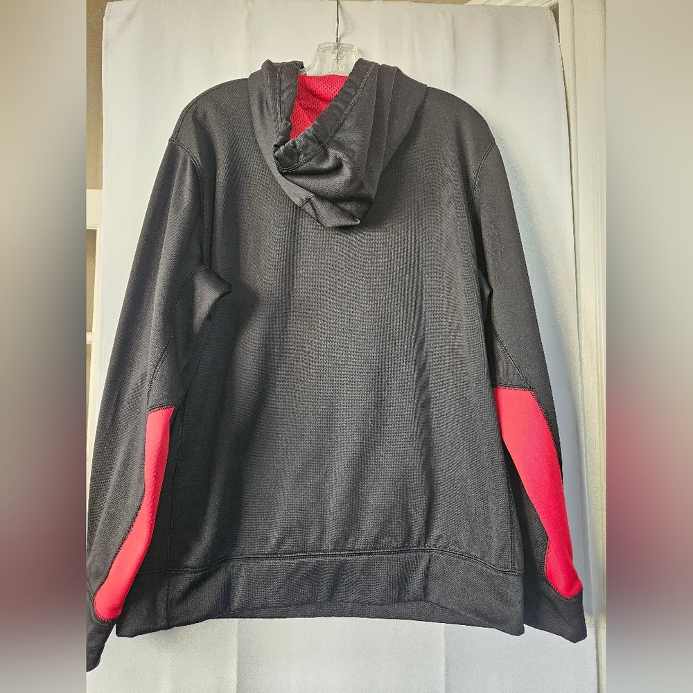 Nike therma fit red and black Hoodie size‎ large - Picture 5 of 7